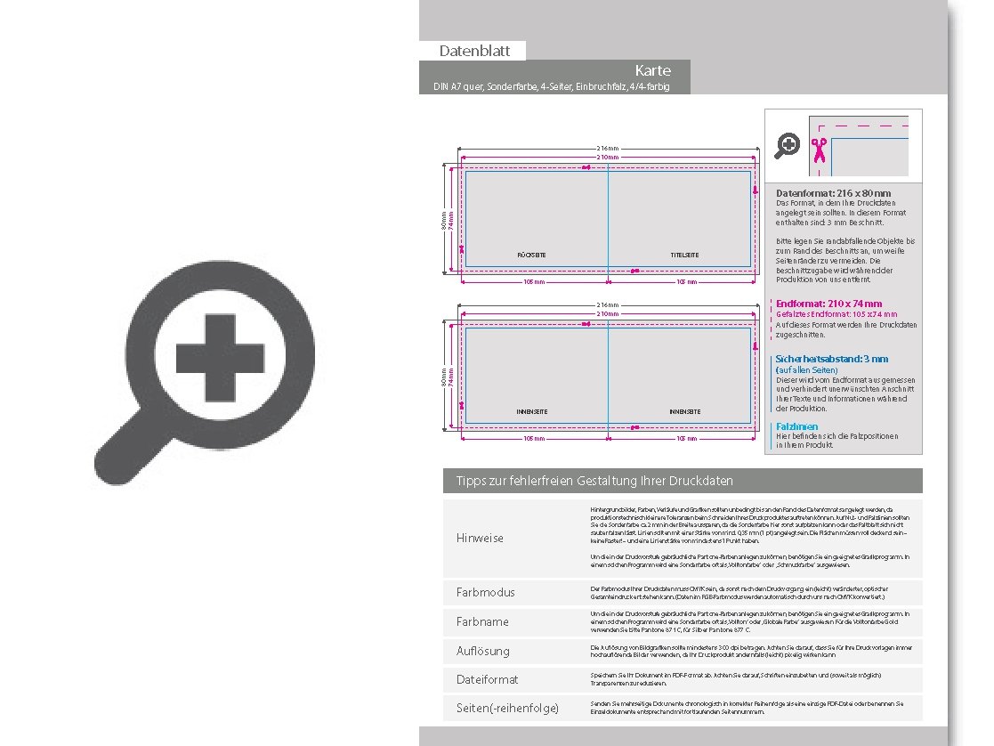 Product Bild hochzeitskarte_din_a7_quer_4-seiter_4_4_farbig_+_sonderfarbe_gold