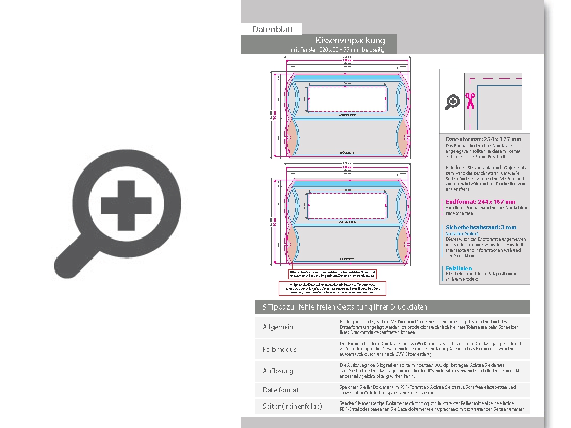 Product Bild kissenverpackung_(22_cm_x_2_2_cm_x_7_7_cm)_beidseitig_bedruckt_4_4-farbig_mit_gestanztem_fenster