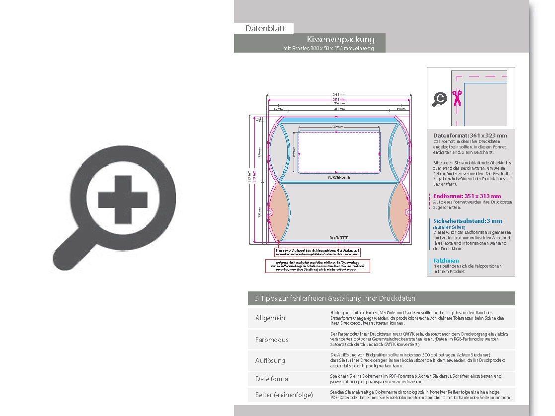 Product Bild kissenverpackung_(30_cm_x_5_cm_x_15_cm)_einseitig_bedruckt_4_0-farbig_mit_geklebtem_fenster